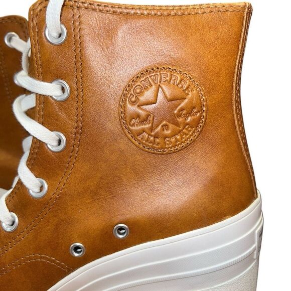 SALE! New Converse Chuck 70 De Luxe Heel Leather Hi Platform Boots A12866C - Picture 4 of 5